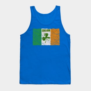 Ireland Flag Irish St Patricks Day Tank Top